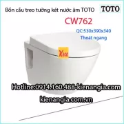 Bồn cầu treo tường két âm TOTO CW762