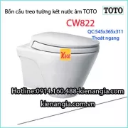 Bồn cầu treo tường két âm TOTO CW822