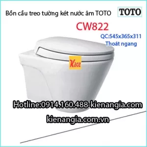 Bồn cầu treo tường két âm TOTO CW822