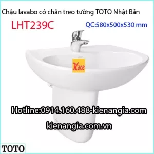 Lavabo chân treo ốp tường TOTO LHT239C