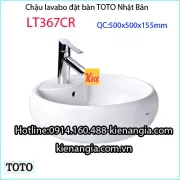 Chậu rửa tròn đặt bàn TOTO LT367CR