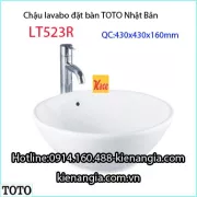 Chậu rửa đặt bàn,tô sứ TOTO LT523R