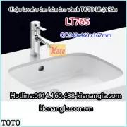 Chậu lavabo TOTO âm bàn đá LT765