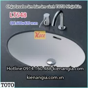 Chậu lavabo TOTO âm bàn đá LT548