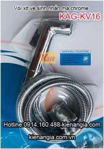 Vòi xịt vệ sinh  nhấn KAG-KV16