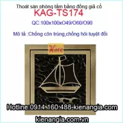 Thoát sàn chống côn trùng 100x100  D49-60 KAG-TS174