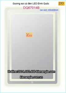 Gương Đức đèn Led 60x80 DQ67014B