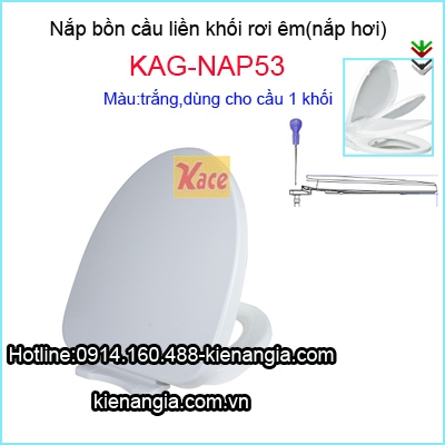 Nắp bàn cầu một khối KAG-NAP53