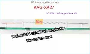 Kệ kính phòng tắm Inox 304 KAG-XK027