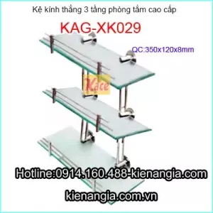 Kệ gương 3 tầng phòng tắm KAG-XK029