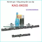 Kệ kiếng góc phòng tắm KAG-XK030