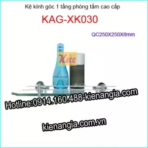 Kệ kiếng góc phòng tắm KAG-XK030