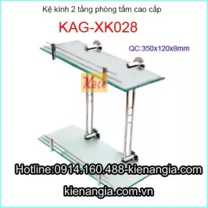 Kệ kiếng 2 tầng phòng tắm KAG-XK028