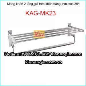 Máng khăn 2 tầng SUS 304 KAG-MK23