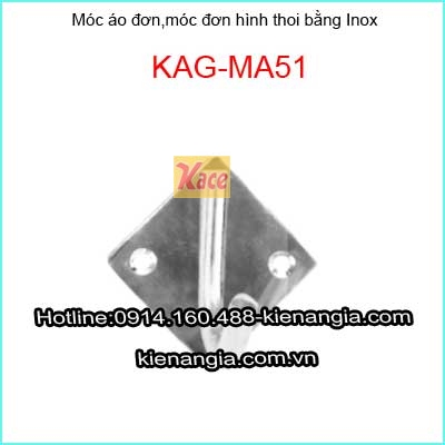 Móc áo đơn nhỏ,móc hình thoi KAG-MA51