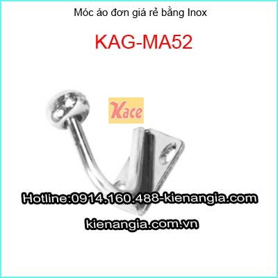 Móc áo đơn nhỏ,móc inox bi giá rẻ KAG-MA52