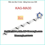 Móc áo đúc cao cấp sus 304 5 móc KAG-MA30