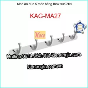 Móc áo Inox 304,móc 5 đúc KAG-MA27