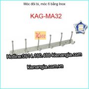Móc áo bi đôi móc 6 KAG-MA32