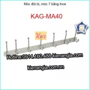 Móc áo bi đôi 7 bằng inox KAG-MA40