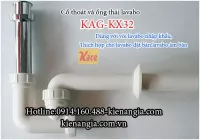 Cổ thoát và ống thải lavabo KAG-KX32
