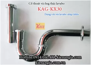 Cổ thoát và ống thải lavabo KAG-KX30