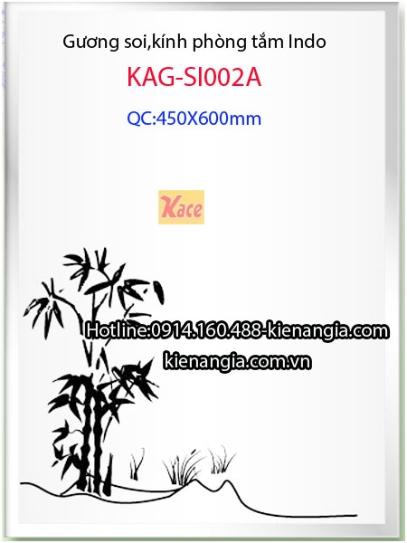 Kính hoa văn Indo giá rẻ 450x600 KAG-SI002A