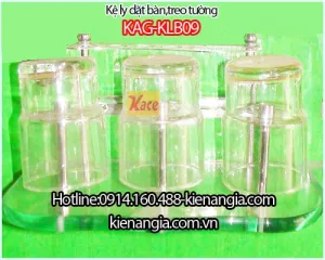 Kệ ly ba,kệ bàn chải đặt bàn KAG-KLB09