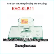 Kệ ly,kệ bàn chải bằng thuỷ tinh KAG-KLB11
