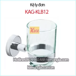 Kệ ly đơn treo tường phòng tắm KAG-KLB12