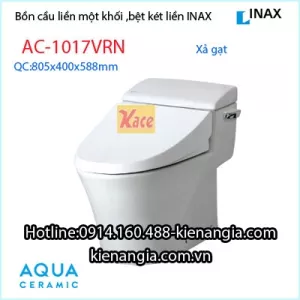 Bàn cầu 1 khối,bệt két liền INAX AC-1017VRN