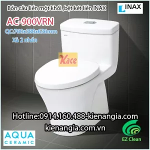 Bồn cầu 1 khối INAX,bệt két liền AC-900VRN