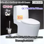 Bồn cầu bệt 2 khối Caesar CD1345