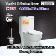 Bồn cầu trẻ em 1 khối Caesar KAG-C1352