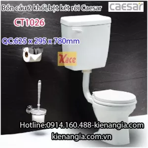 Bồn cầu bệt trẻ em CAESAR CT1026
