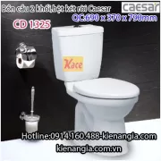 Bồn cầu bệt 2 khối 2 nhấn Caesar CD1325