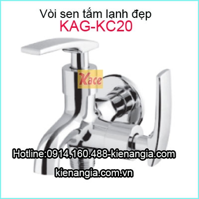 Vòi sen tắm 2 tay gạt  đẹp KAG-KC20