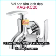 Vòi sen tắm 2 tay gạt  đẹp KAG-KC20