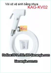 Vòi vệ sinh nhựa giá rẻ KAG-KV02