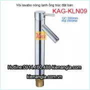 Vòi lavabo đặt bàn ống trúc nóng lạnh KAG-KLN09 cao 30cm