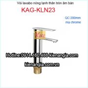 Vòi lavabo nóng lạnh âm bàn KAG-KLN23