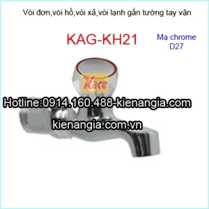 Vòi xả D27 tay vặn giá rẻ KAG-KH21