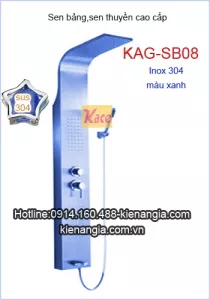 Sen thuyền inox 304 màu xanh KAG-SB08