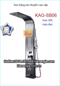 Sen thuyền inox 304 màu đen KAG-SB06