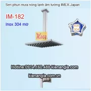Đầu sen phun mưa âm tường INOX SUS304  IMEX-Japan IM182