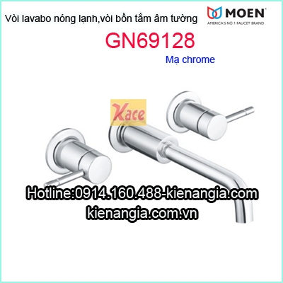Vòi bồn tắm,vòi chậu lavabo âm tường nóng lạnh MOEN GN69128