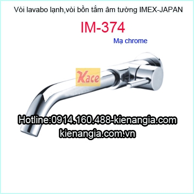 Vòi lavabo âm tường,vòi bồn tắm lạnh IMEX-IM374