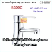Vòi lavabo ống trúc âm bàn nóng lạnh CAESAR B305C BM2026