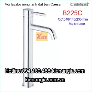 Vòi nóng lạnh lavabo nổi đặt bàn Caesar B225C cao 30cm BM2026
