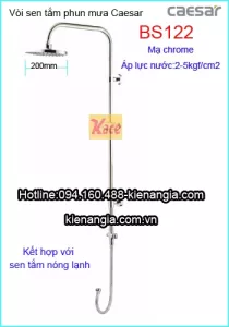 Sen phun mưa,sen cây nóng lạnh CAESAR BS122